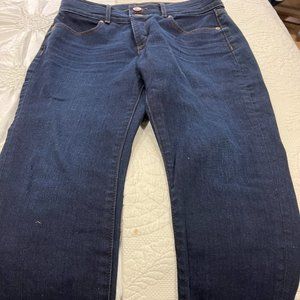 High-waist skinny jeans